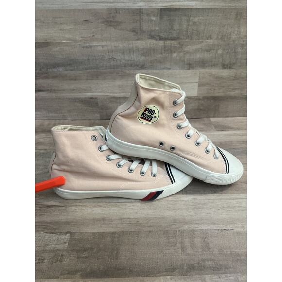 PRO KEDS Royal‎ Retro Throwback Hi High-tops Shoes Big Kids Girls Size 4 Pink - Picture 2 of 8